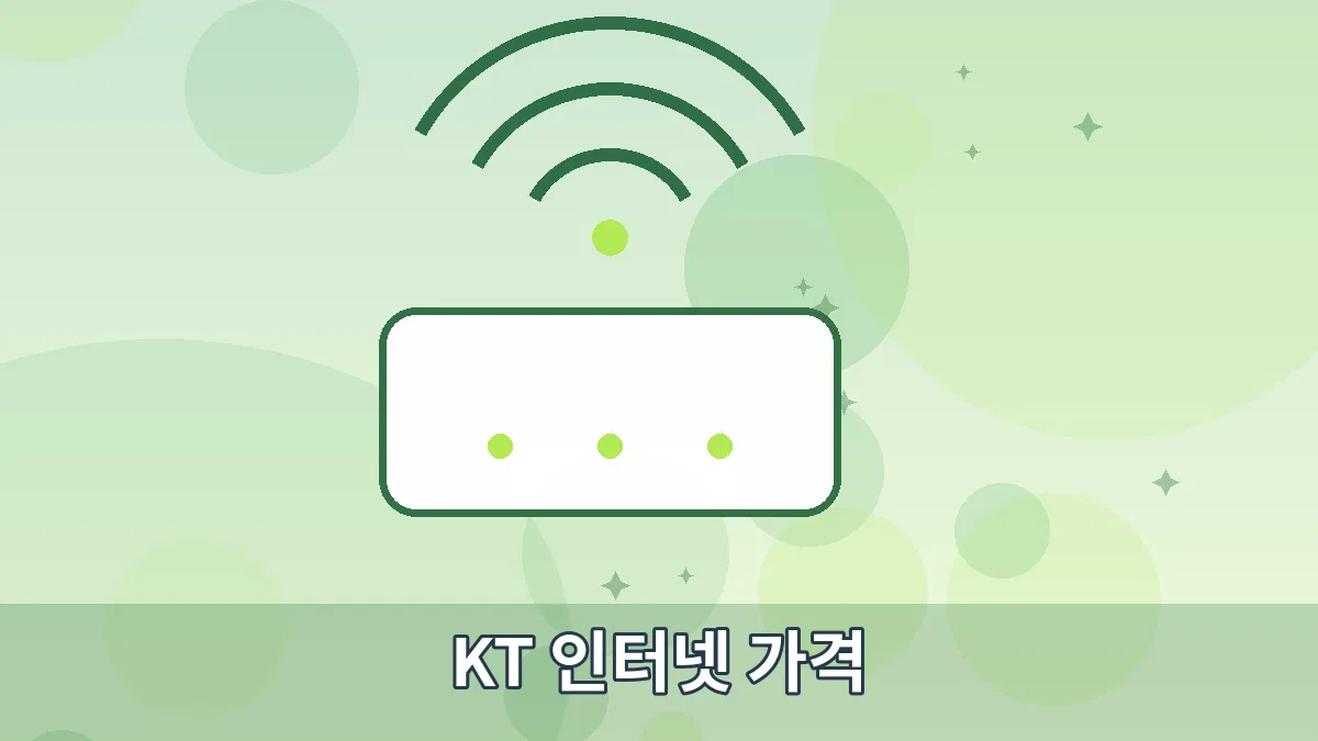 KT 인터넷 가격 안내 이미지 3