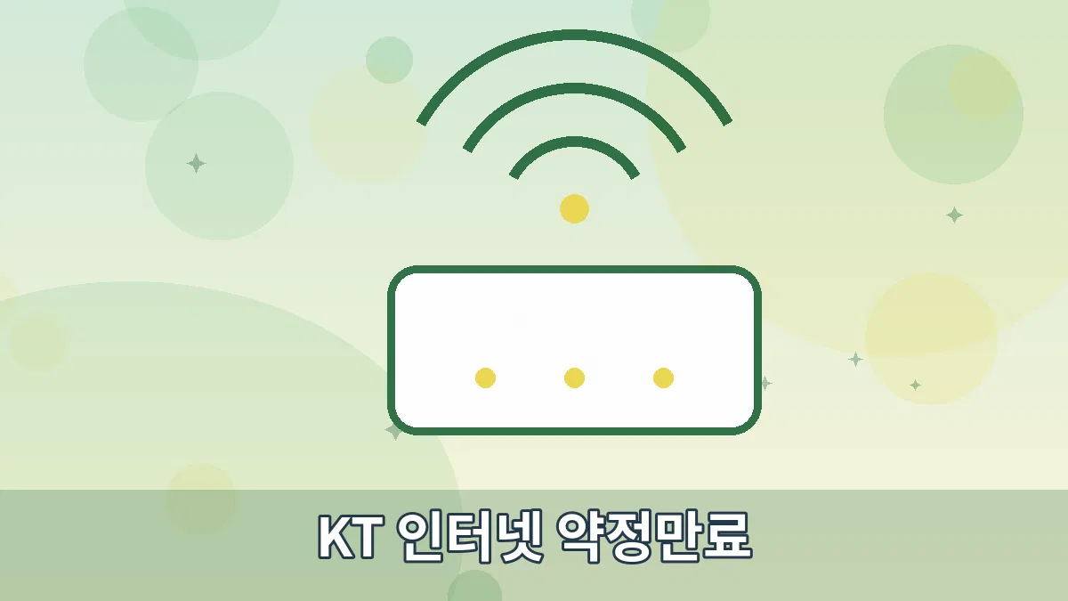 KT 인터넷 약정만료 안내 이미지 2